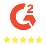 G2 logo and 5 stars