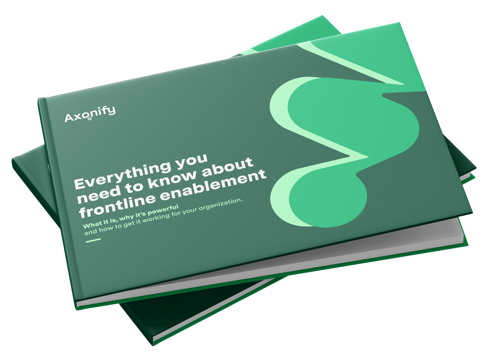 Cover of the guide, Everything you need to know about frontline enablement