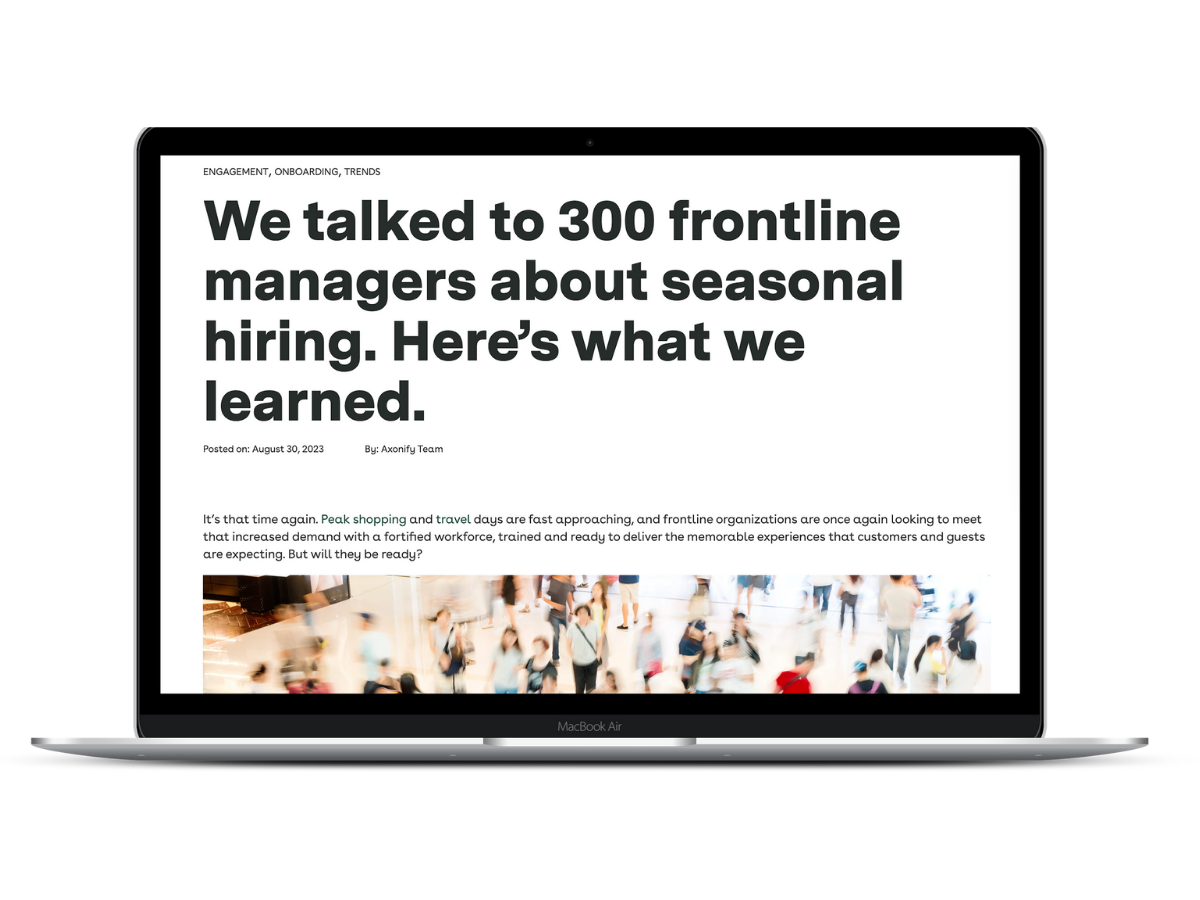 Blog | Seasonal Hiring