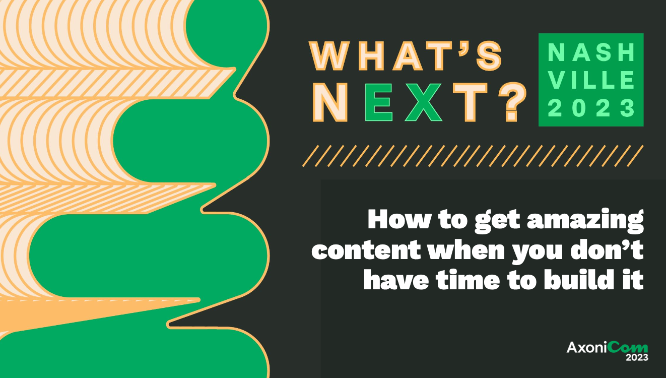 Breakout How To Get Amazing Content When You Don't Have Time To Build It