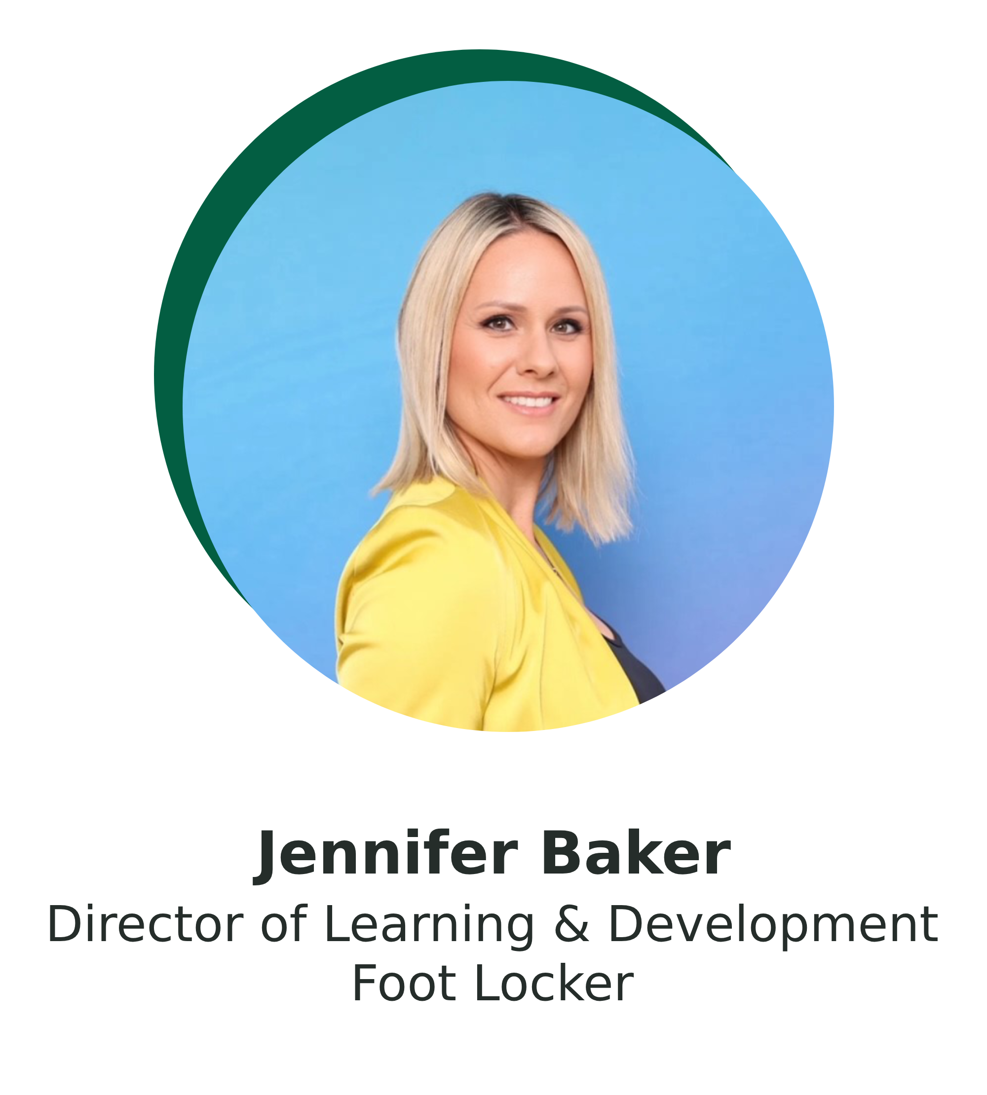 Jennifer Baker, director of learning and development at Footlocker.