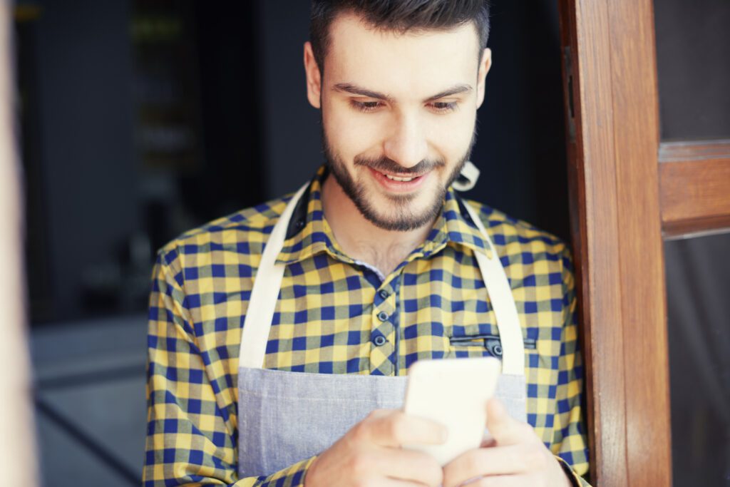 Barman Over Text Messaging In Place Of Work