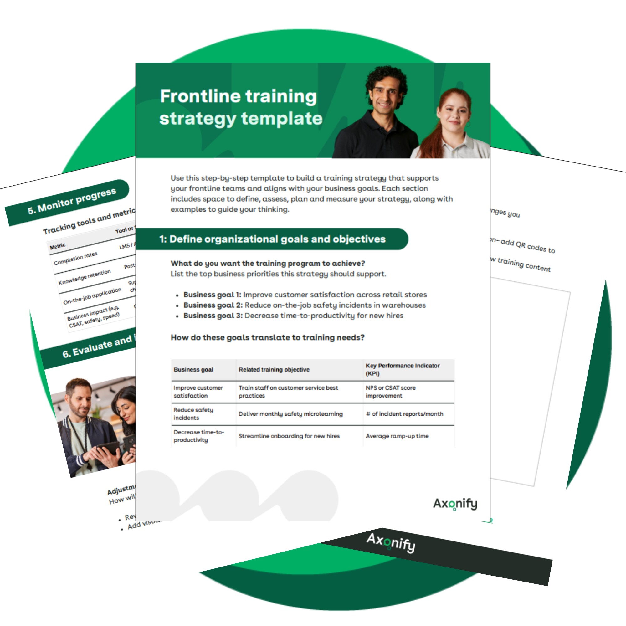 Frontline Training Strategy Template Cover