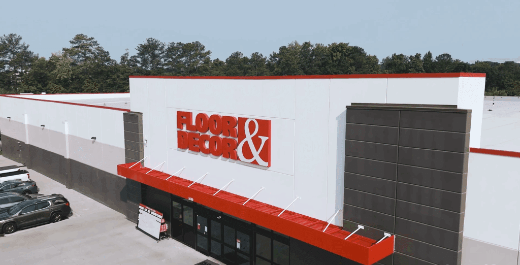 Floor and Decor Store View from Top