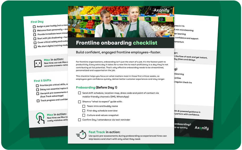 Frontline Onboarding Checklist Cover