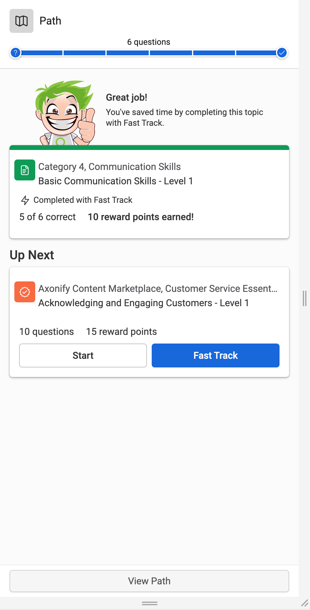 Mobile screenshot of the Fast Track Pass