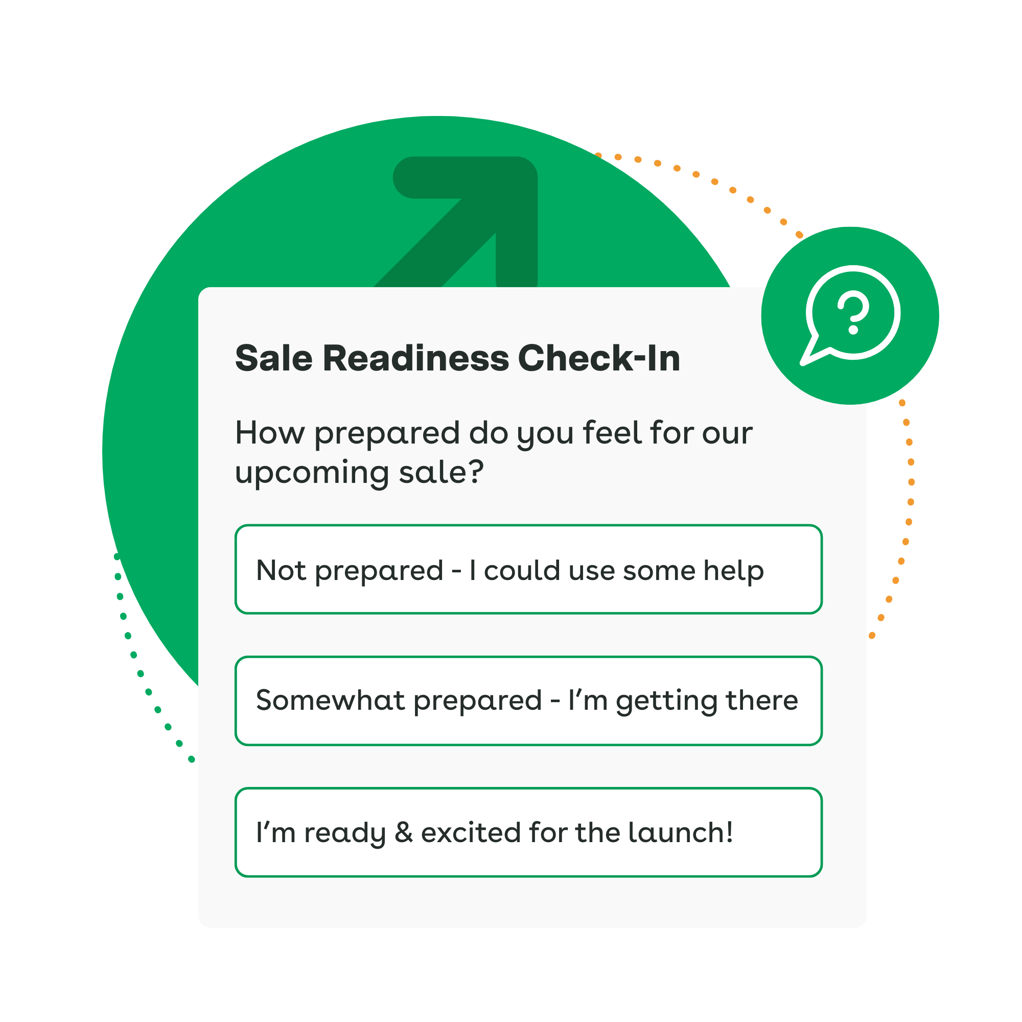 Illustration of the poll features in Axonify