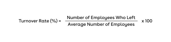 Turnover Rate Formula