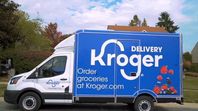 Kroger delivery van