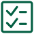 Icon Checklist Green 50